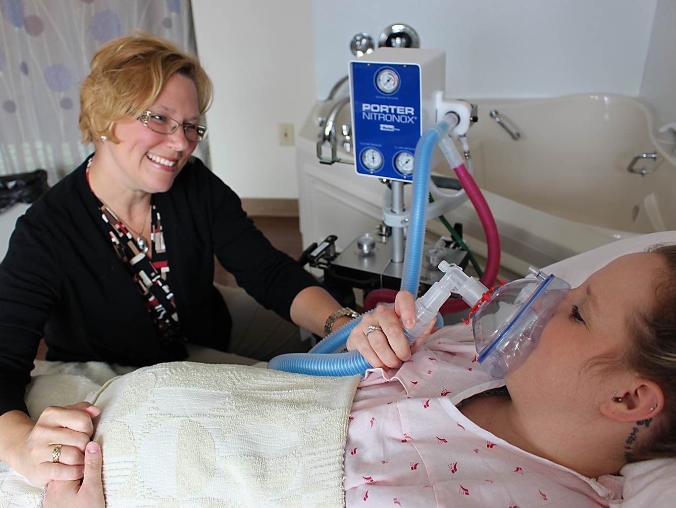 Moms can now choose nitrous oxide for comfort during labor and delivery